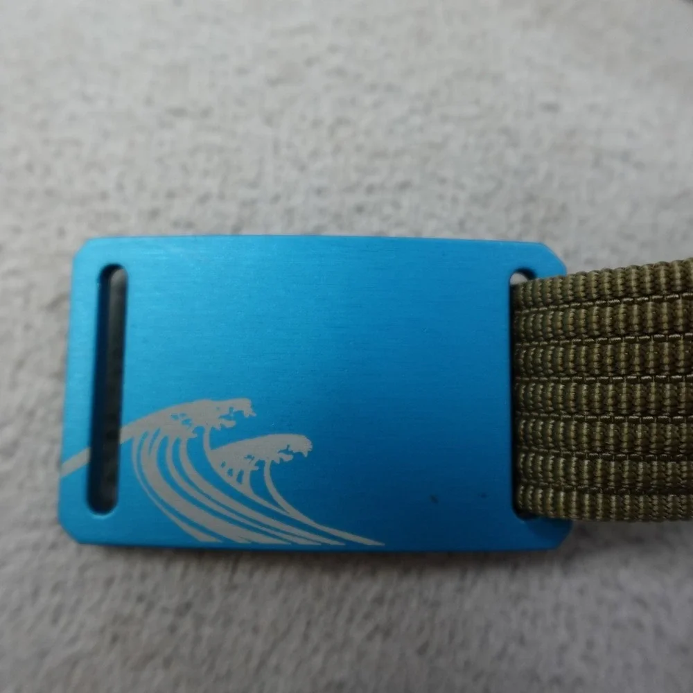 Grip6 Webbed Belt Tactical Nylon Green 1.5